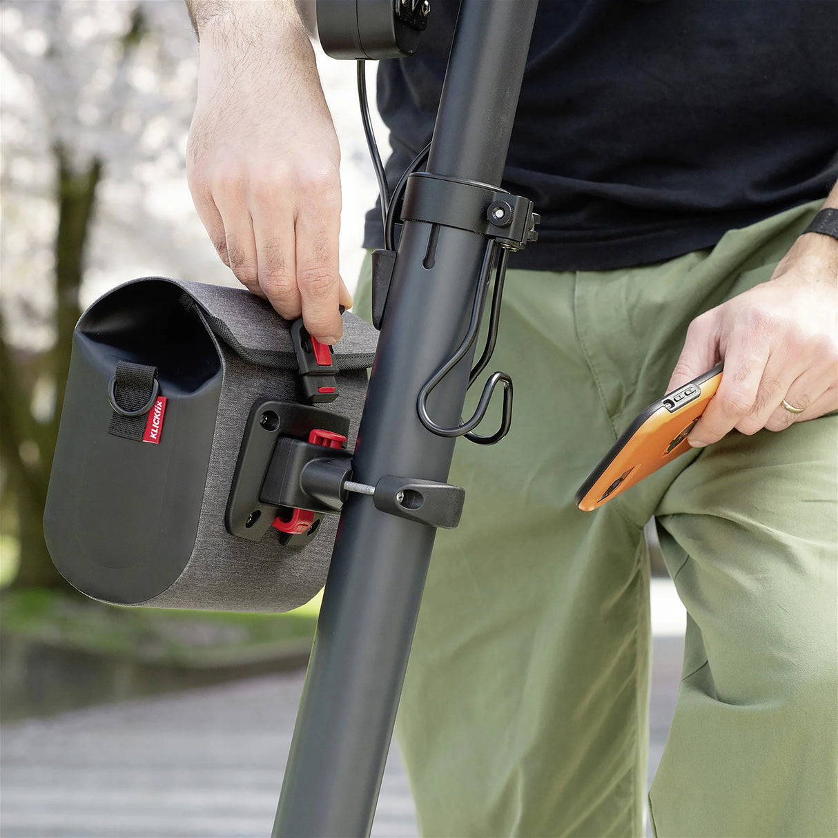 KLICKfix Lenkeradapter Caddy Oversize - schwarz