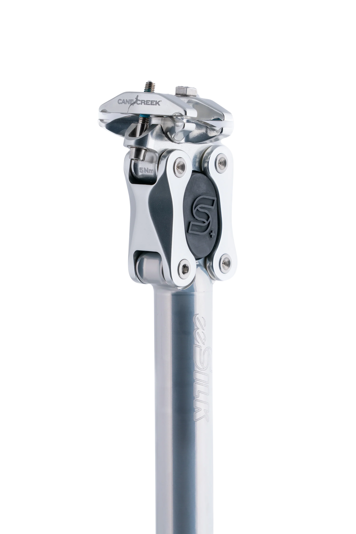 eeSilk+ Sattelstütze, 27.2 mm, 387 mm - Silver