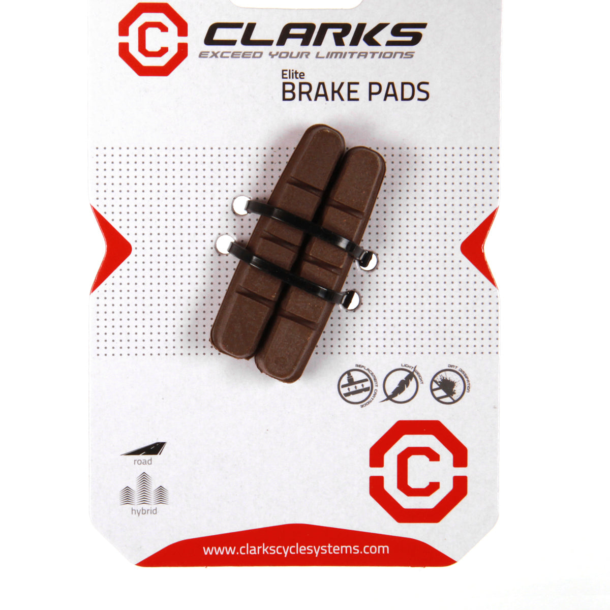 Ersatz Bremsbeläge für Carbon Felgen 52cm