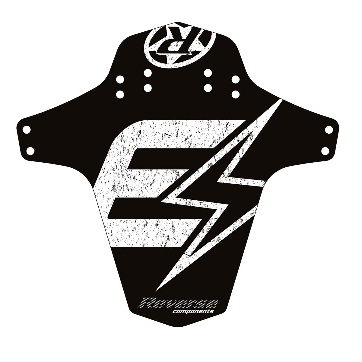 E-Serie Mudfender - Schwarz/Weiß