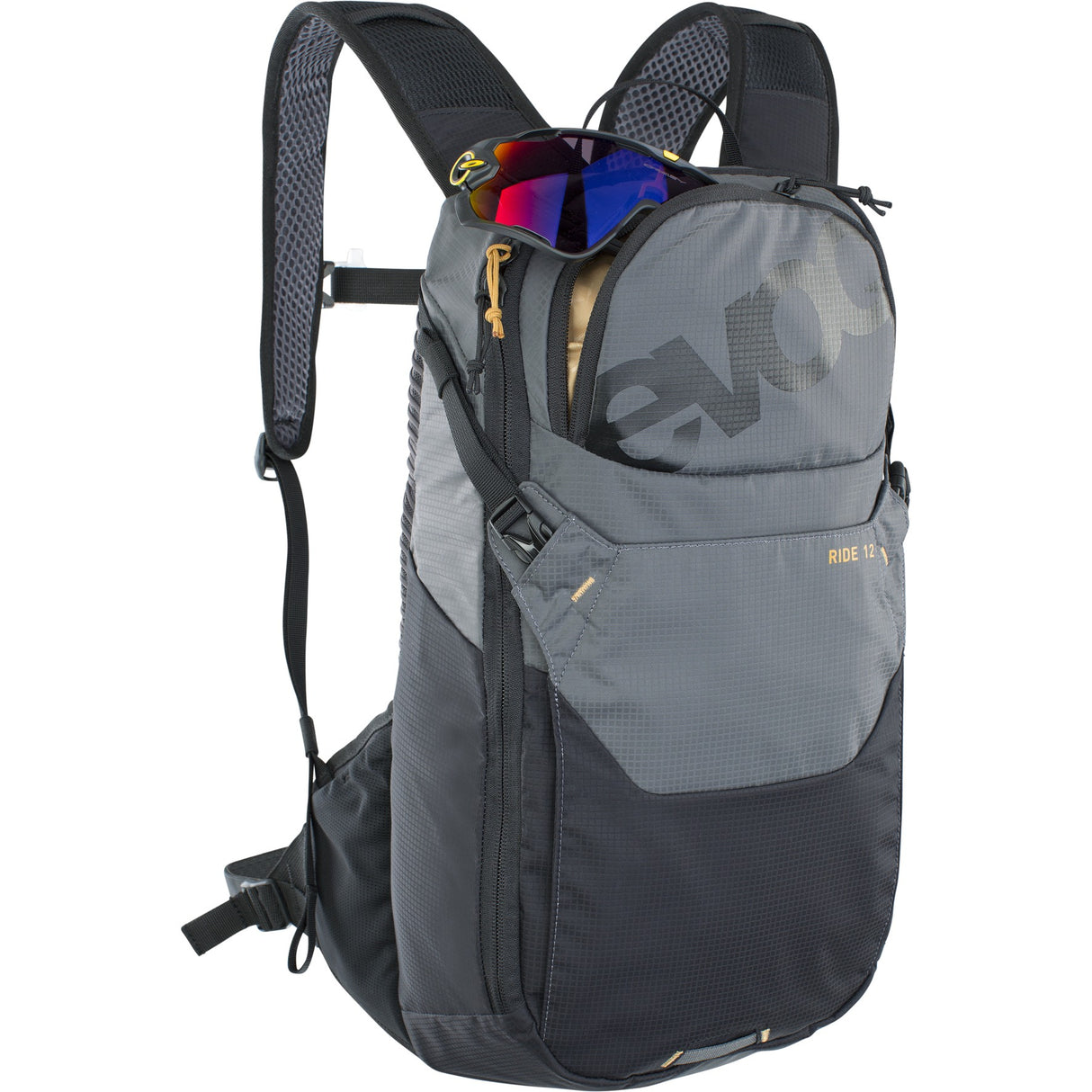 Ride 12 L - Rucksack - Schwarz/Grau