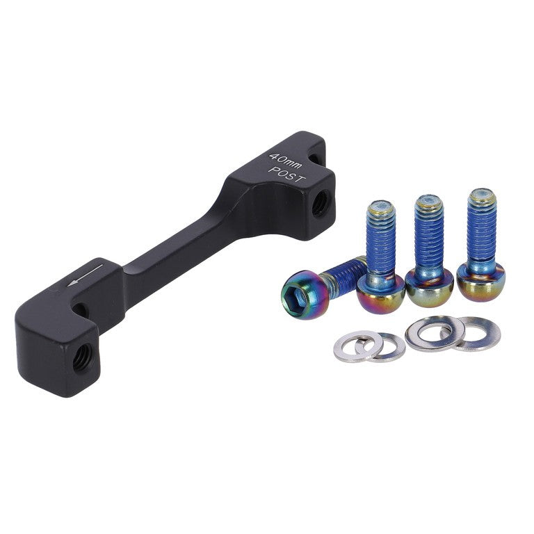 Disc Adapter 40P - Post Mount, Stahl (CPS + Standard) - (vorne 200mm/hinten, 180mm)
