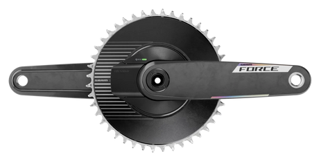 Force Aero E1 - Kurbelgarnitur mit Powermeter, 50T - schwarz