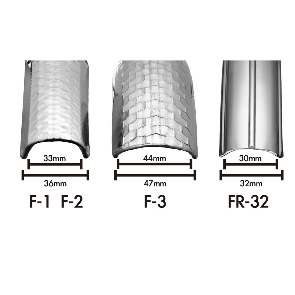 ENE Schutzblechset F-2 - schwarz