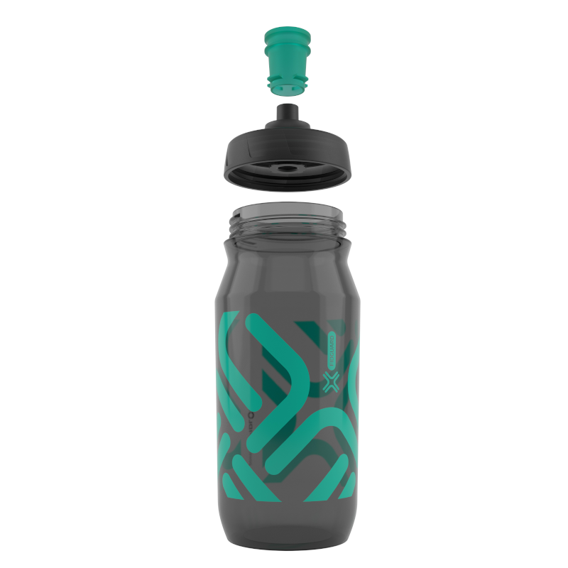 FIDGUARD BOTTLE 600 antibacterial - black/green