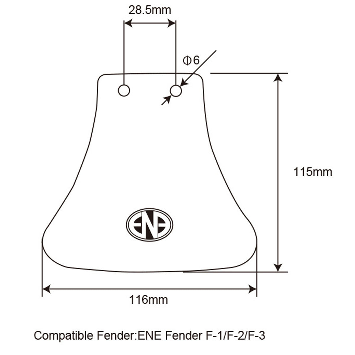 ENE Schutzblech Fender