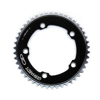 Train chainring 1/8 inch - black / silver 130mm