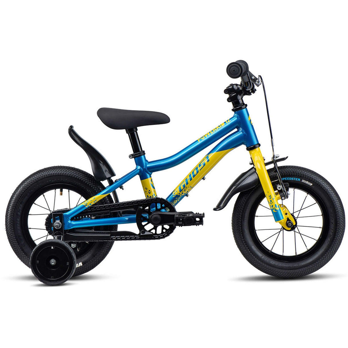 Powerkid 12 - metallic blue/metallic yellow - glossy