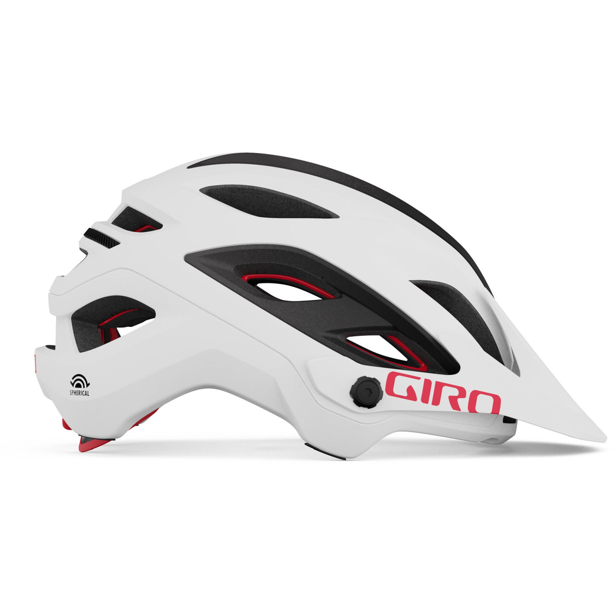 Merit Spherical Fahrradhelm - matte white/black