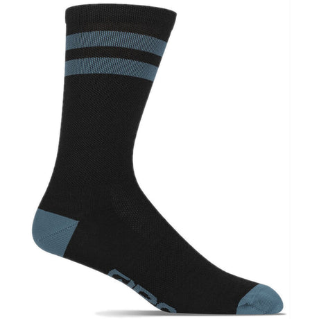 Merino Wool Wintersocken - black/harbor blue