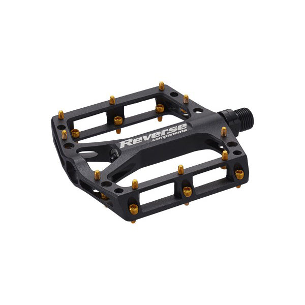 Black ONE Plattformpedale - Pins gold