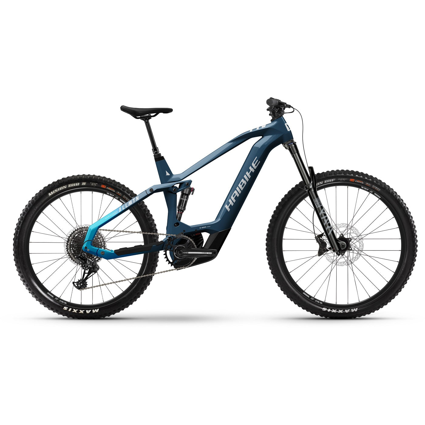 AllMtn CF 9 MTB Fully - Gloss Fade Blue White