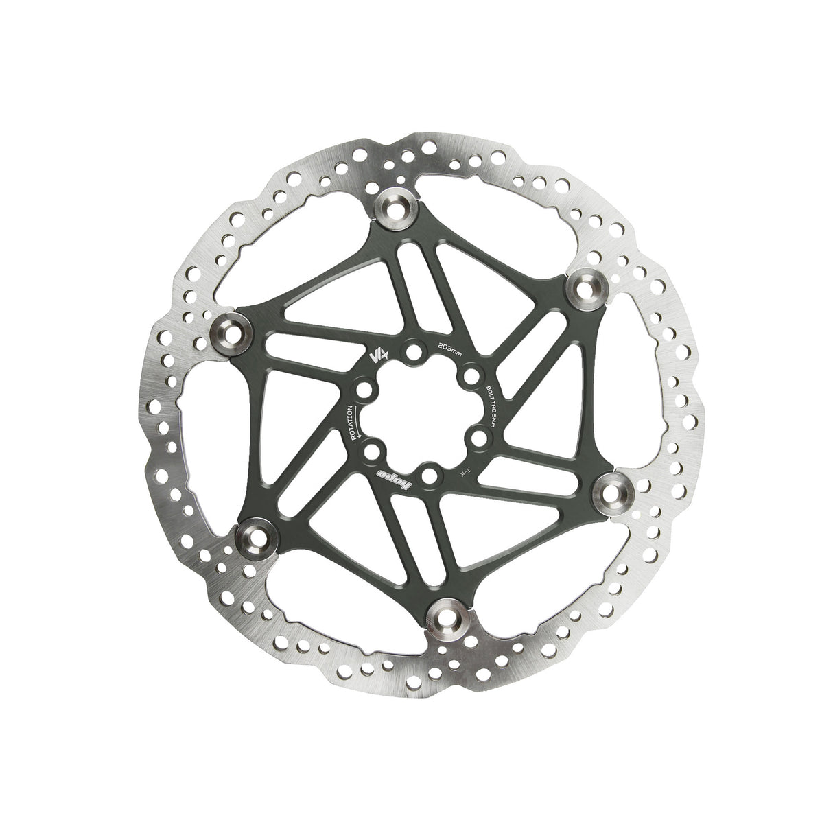 Vented Rotor Bremsscheibe innenbelüftet V4 - smoke