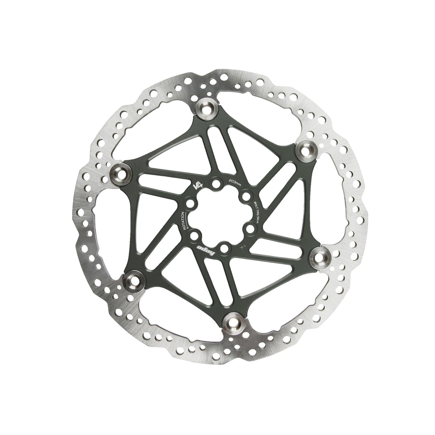 Vented Rotor Bremsscheibe innenbelüftet V4 - smoke