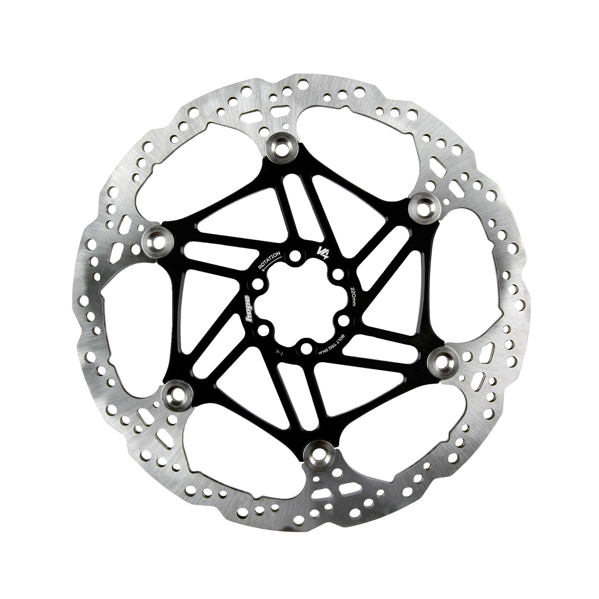 Vented Rotor Bremsscheibe innenbelüftet V4 - Schwarz