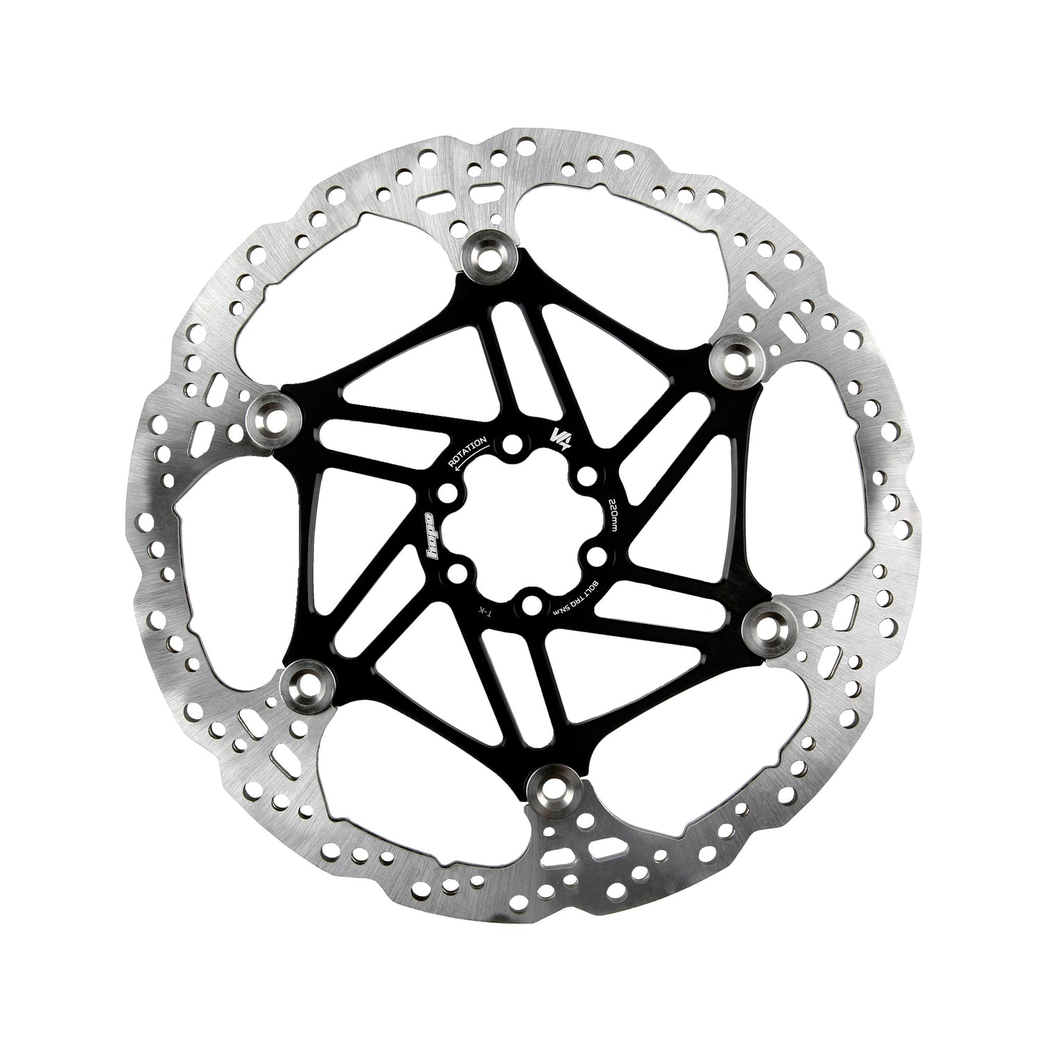 Vented Rotor Bremsscheibe innenbelüftet V4 - Schwarz