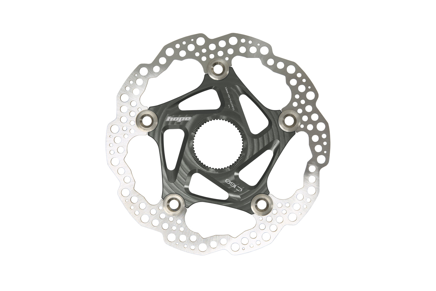 Floating Disc Bremsscheibe - Center Lock - smoke