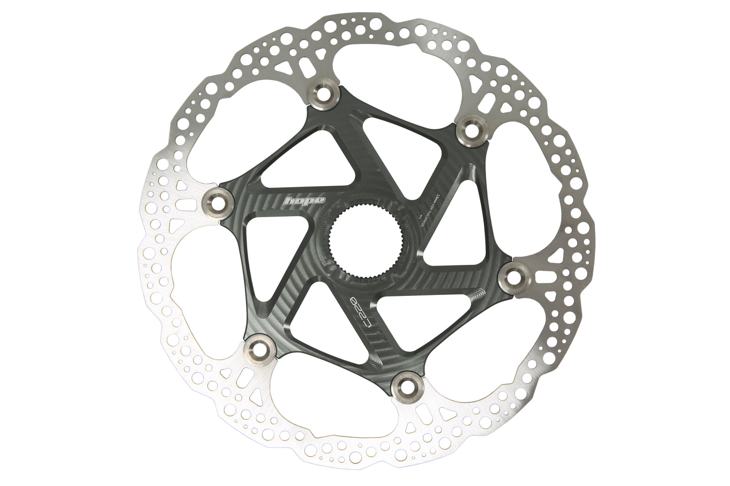 Floating Disc Bremsscheibe - Center Lock - smoke