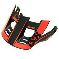 Visiera di ricambio + perni ''Xact'' S-XL - Nero/Rosso