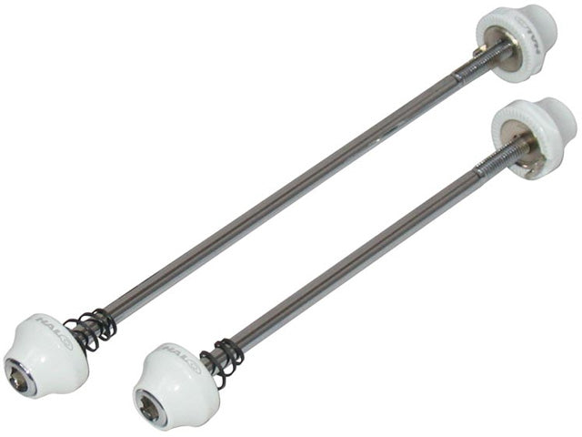 Hex Schnellspanner VR und HR Paar - XL Größe - weiss