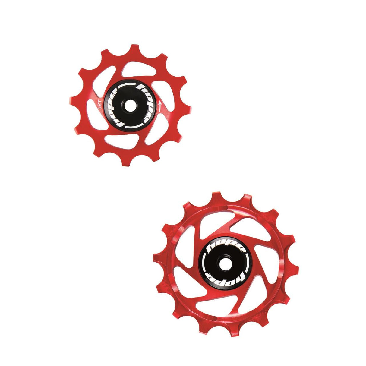 Jockey Wheels Schaltrollen - 14Z / 12Z - Rot