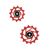 Rouleaux de dérailleur Jockey Wheels - 14Z / 12Z - Rouge