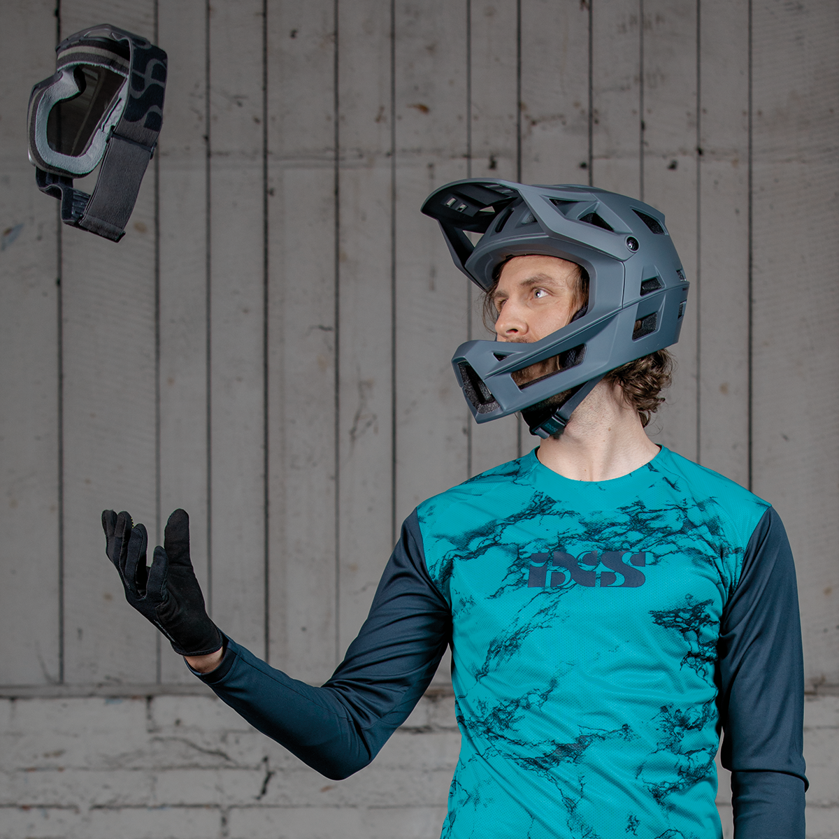 Trigger Fahrradhose kurz - Türkis/Schwarz iXS