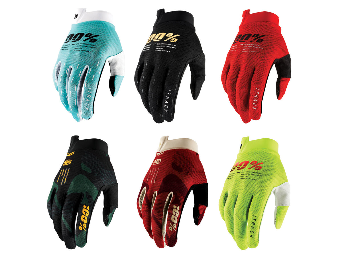 100% iTrack Gloves Sentinel Black schwarz
