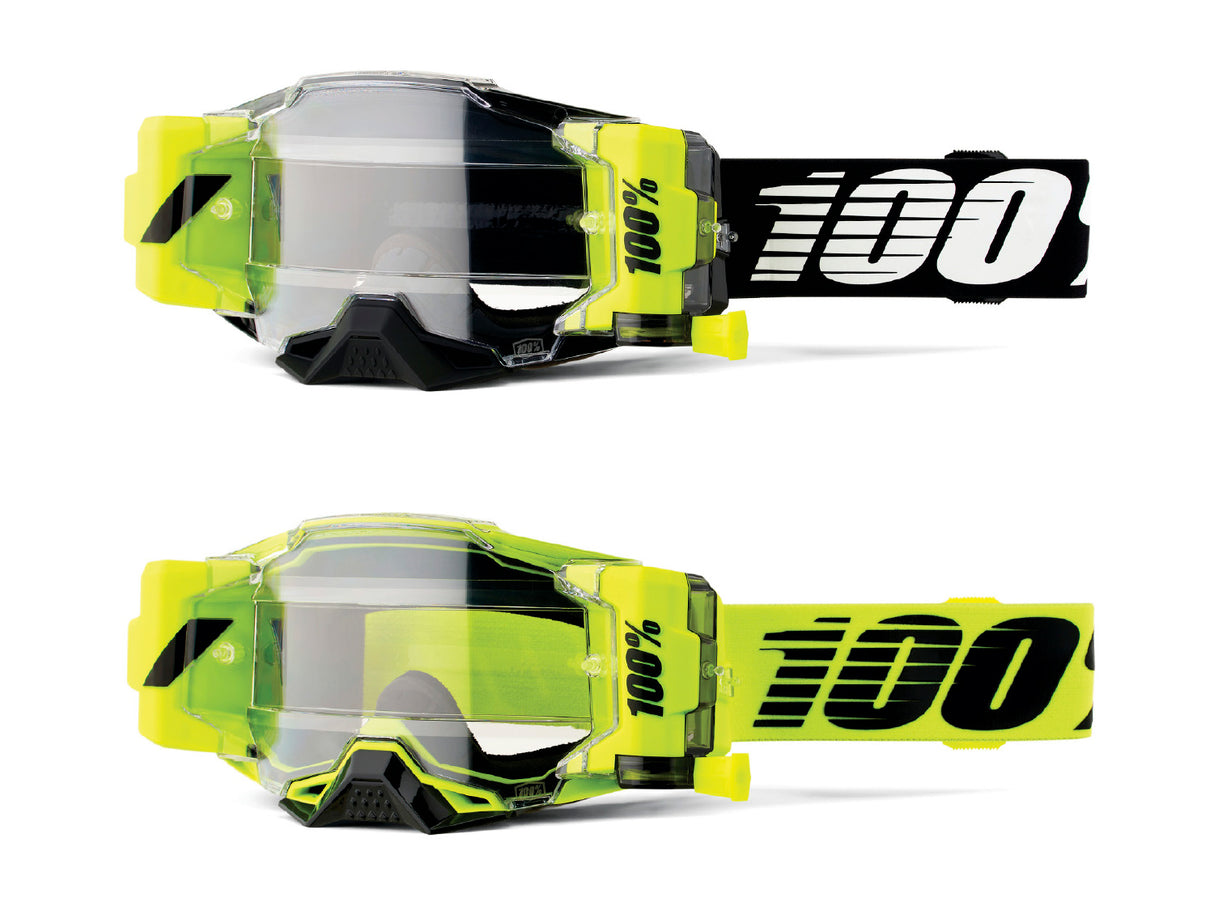 100% Armega Forecast Goggle - Clear Lens - Black - 2023