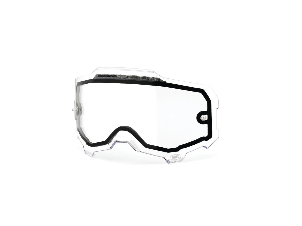 100% Armega Replacement lens - Inj. Dual pane vented - clear