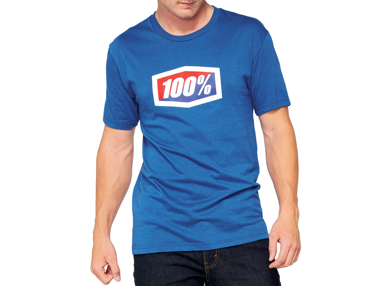 100% Official t-shirt - blue