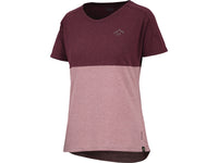 Flow Women Mountain Tech Tee manica corta - Taupe / Raisin