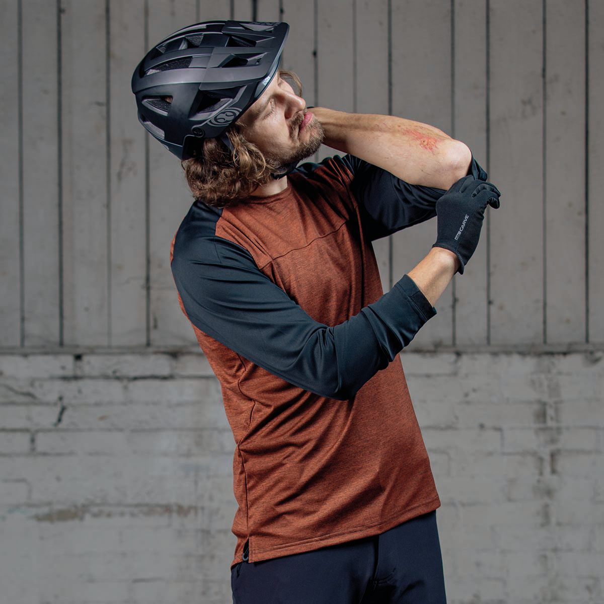 Flow X Trikot langärmlig - Orange/Schwarz iXS