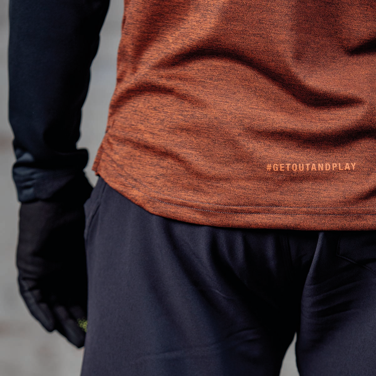 Flow X Kindertrikot langärmlig - Orange/Schwarz iXS