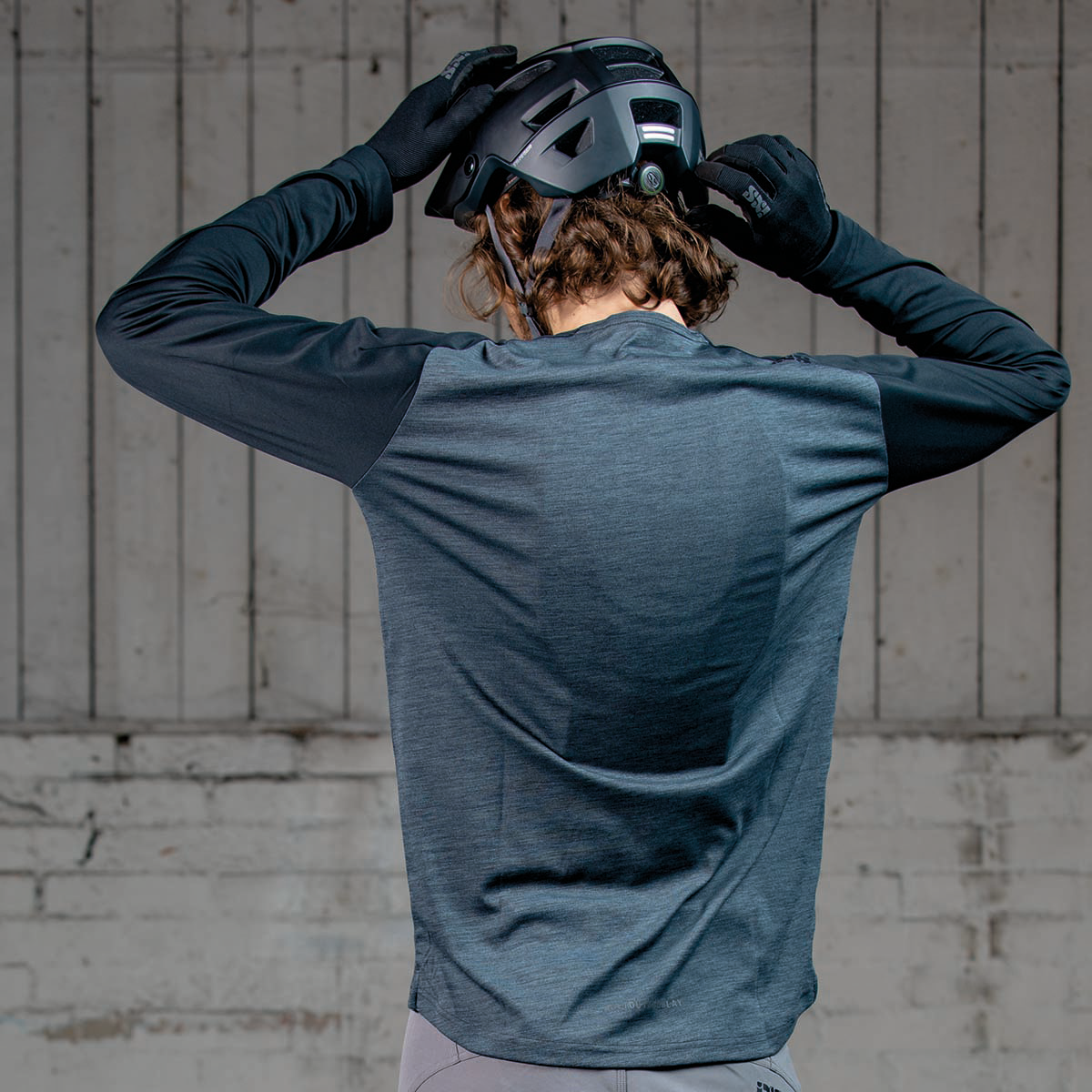 Flow X Trikot langärmlig - Grau/Schwarz iXS
