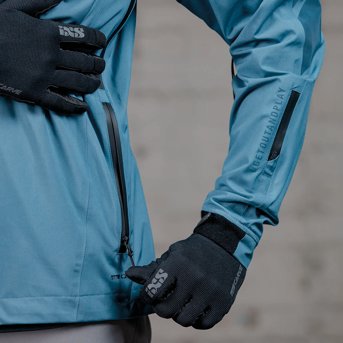 Carve Allwetterjacke - Blau iXS