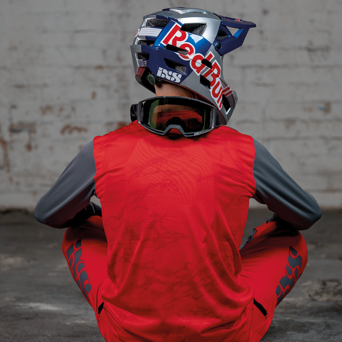 Trigger X Air Trikot langärmlig - Rot/Grau iXS