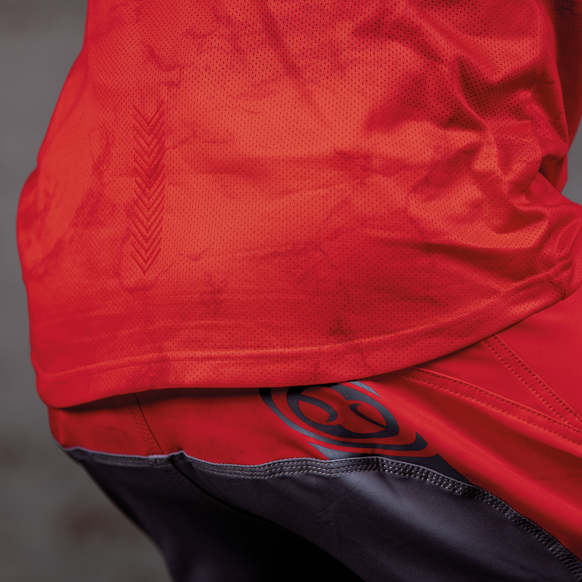 Pantaloncini da ciclismo Trigger - Rosso/Grigio