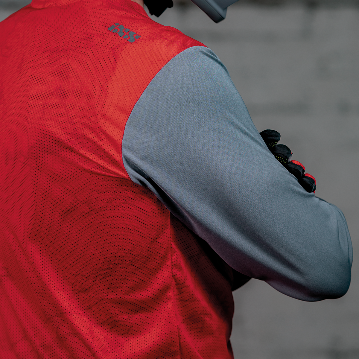 Trigger X Air Trikot langärmlig - Rot/Grau iXS