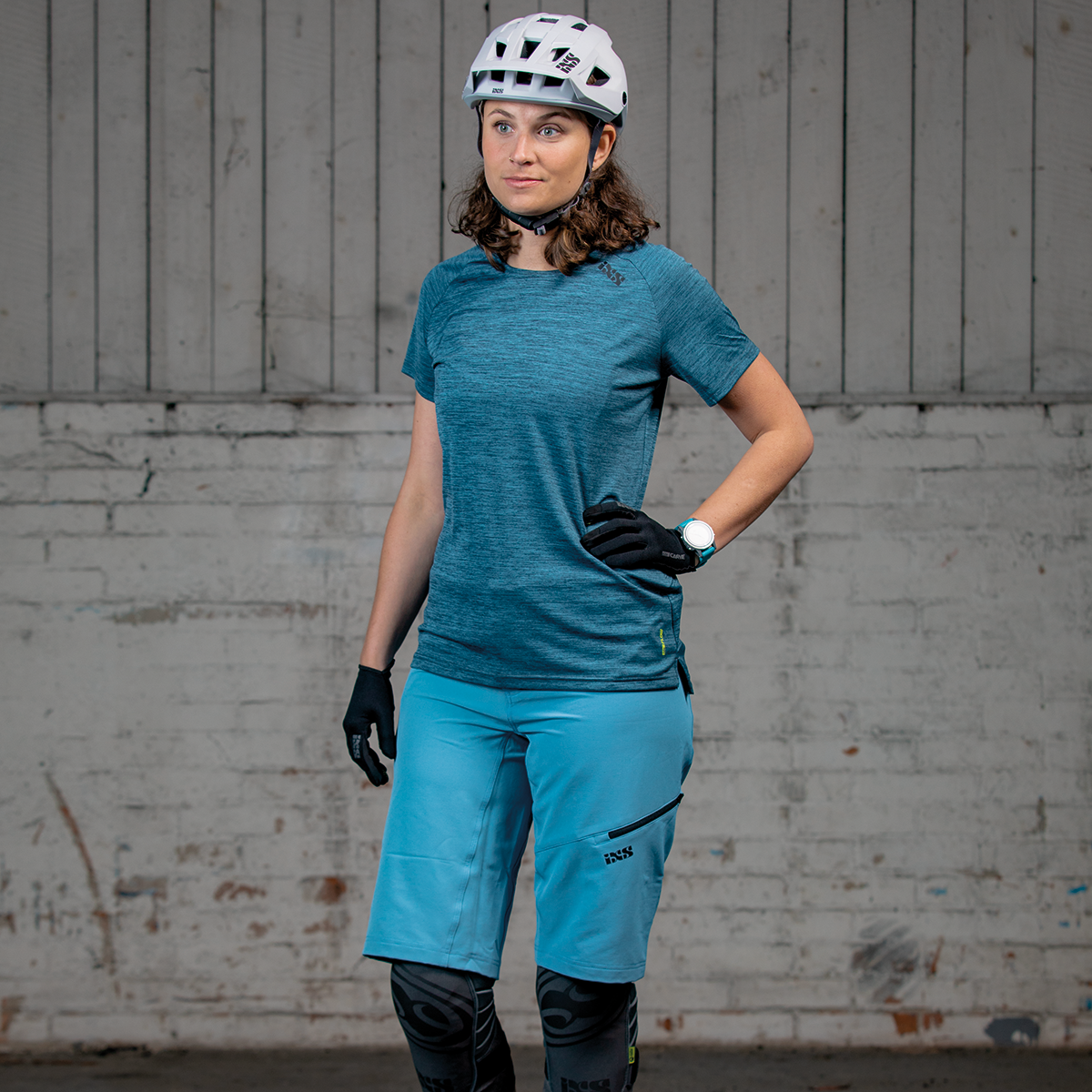 Flow X Damen Kurzarm Trikot - Blau iXS