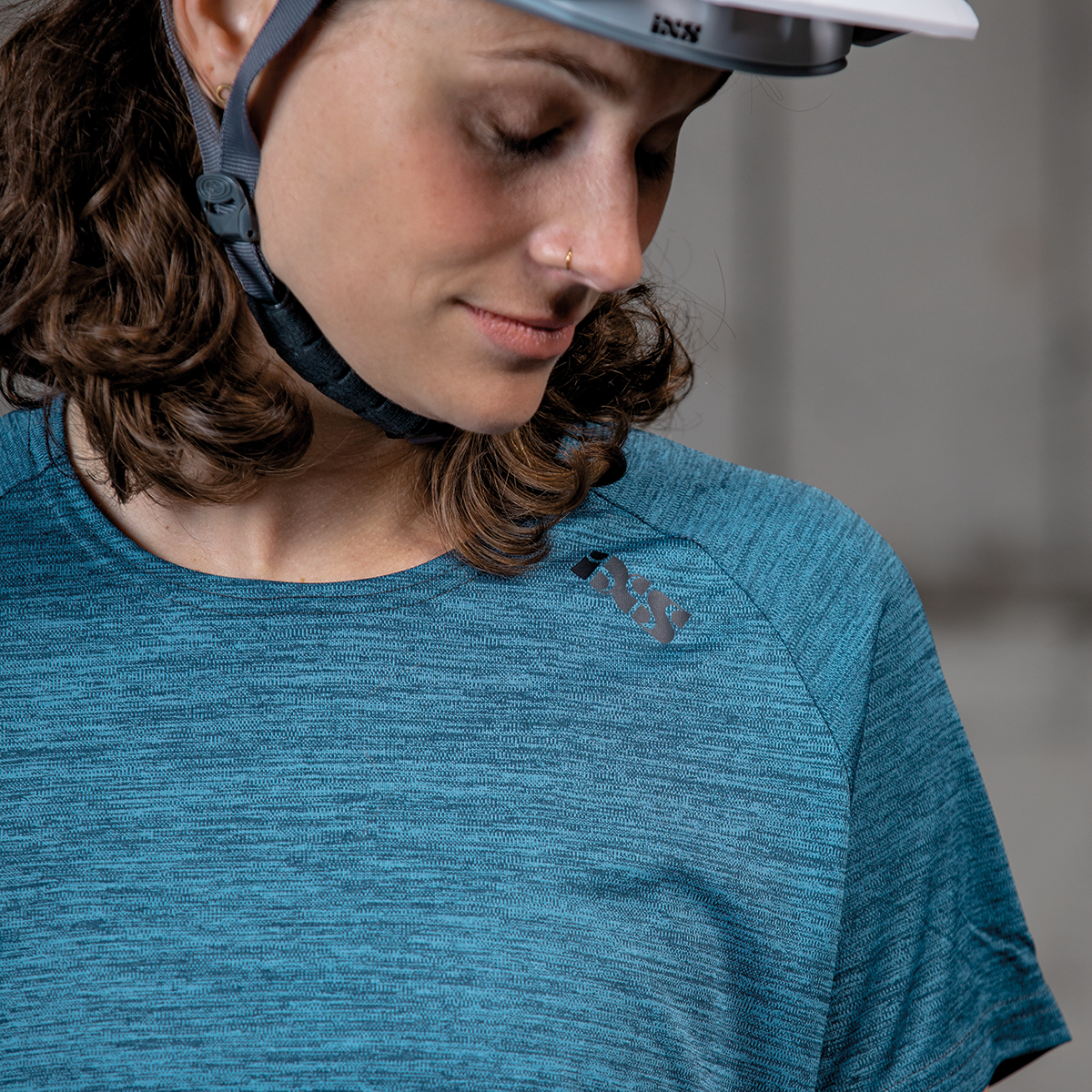 Flow X Damen Kurzarm Trikot - Blau iXS