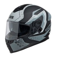 1100 2.2 Motorradhelm - schwarz matt-grau