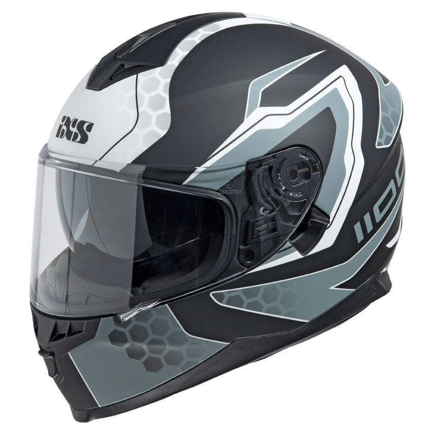 1100 2.2 Motorradhelm - schwarz matt-weiss