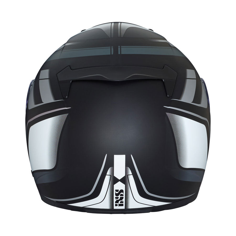 215 2.0 Motorradhelm matte black grey white