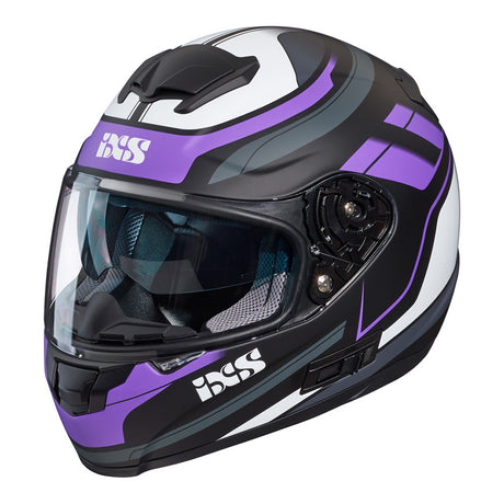 215 2.0 Motorradhelm matte black violett