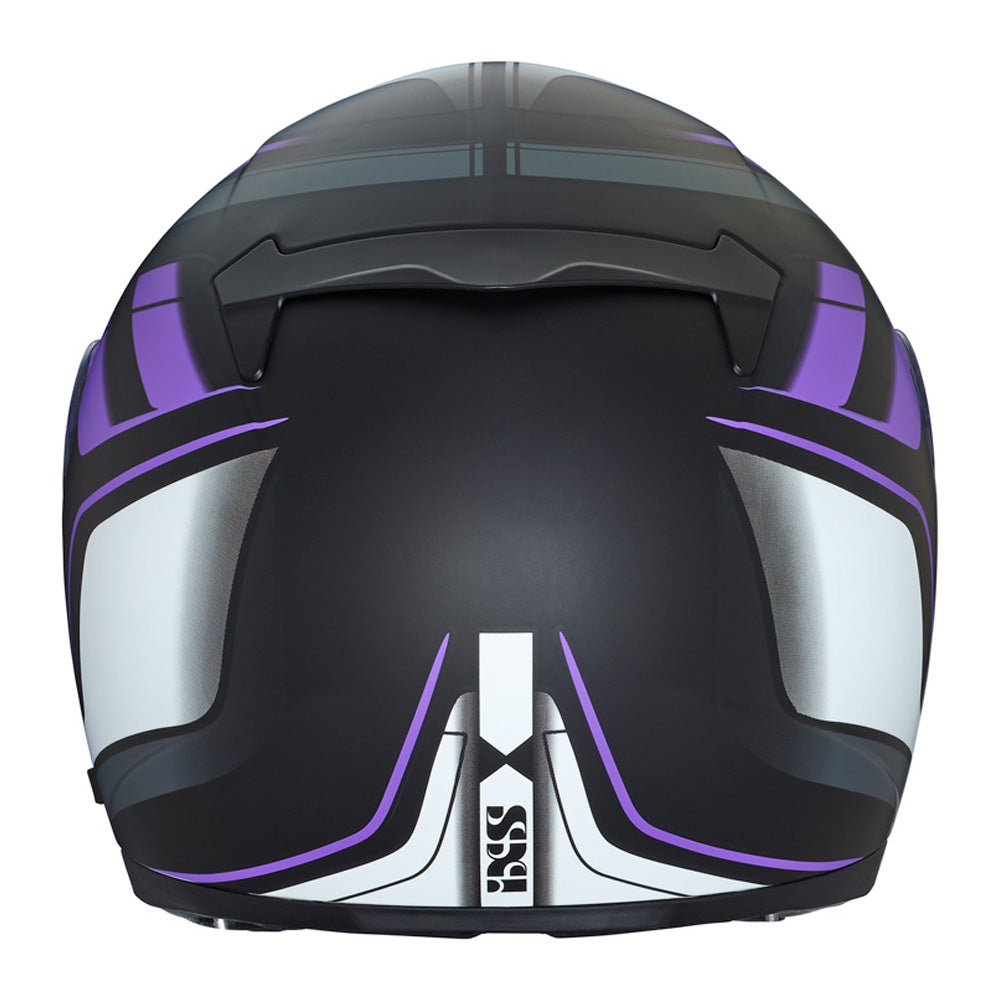 215 2.0 Motorradhelm matte black violett