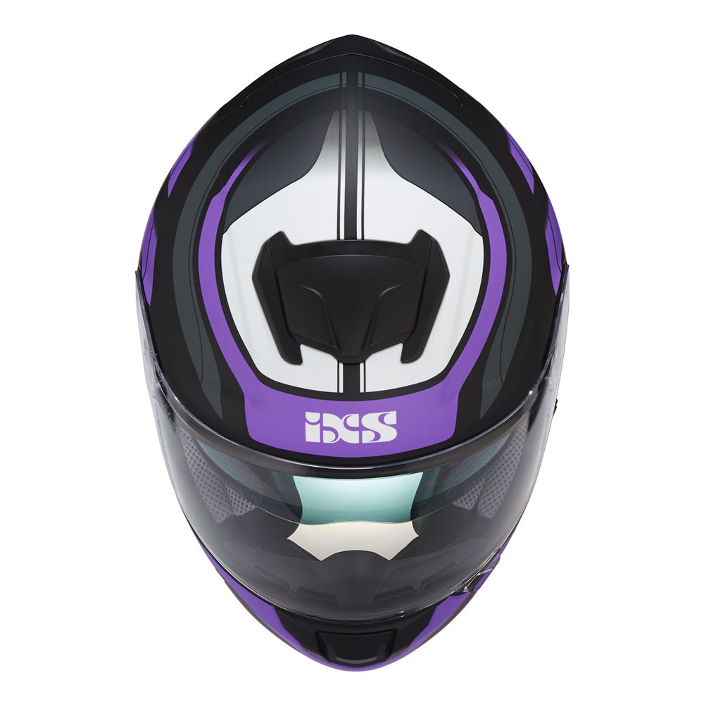 215 2.0 Motorradhelm matte black violett