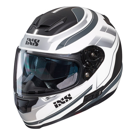 215 2.0 Motorradhelm matte white grey