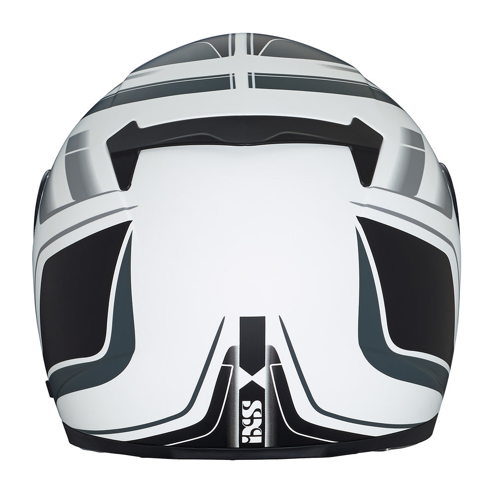 215 2.0 Motorradhelm matte white grey