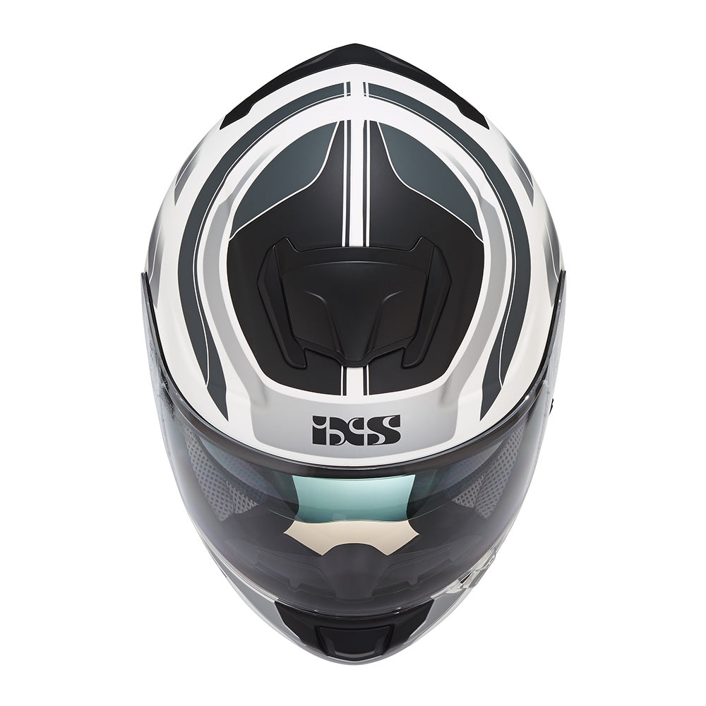 215 2.0 Motorradhelm matte white grey